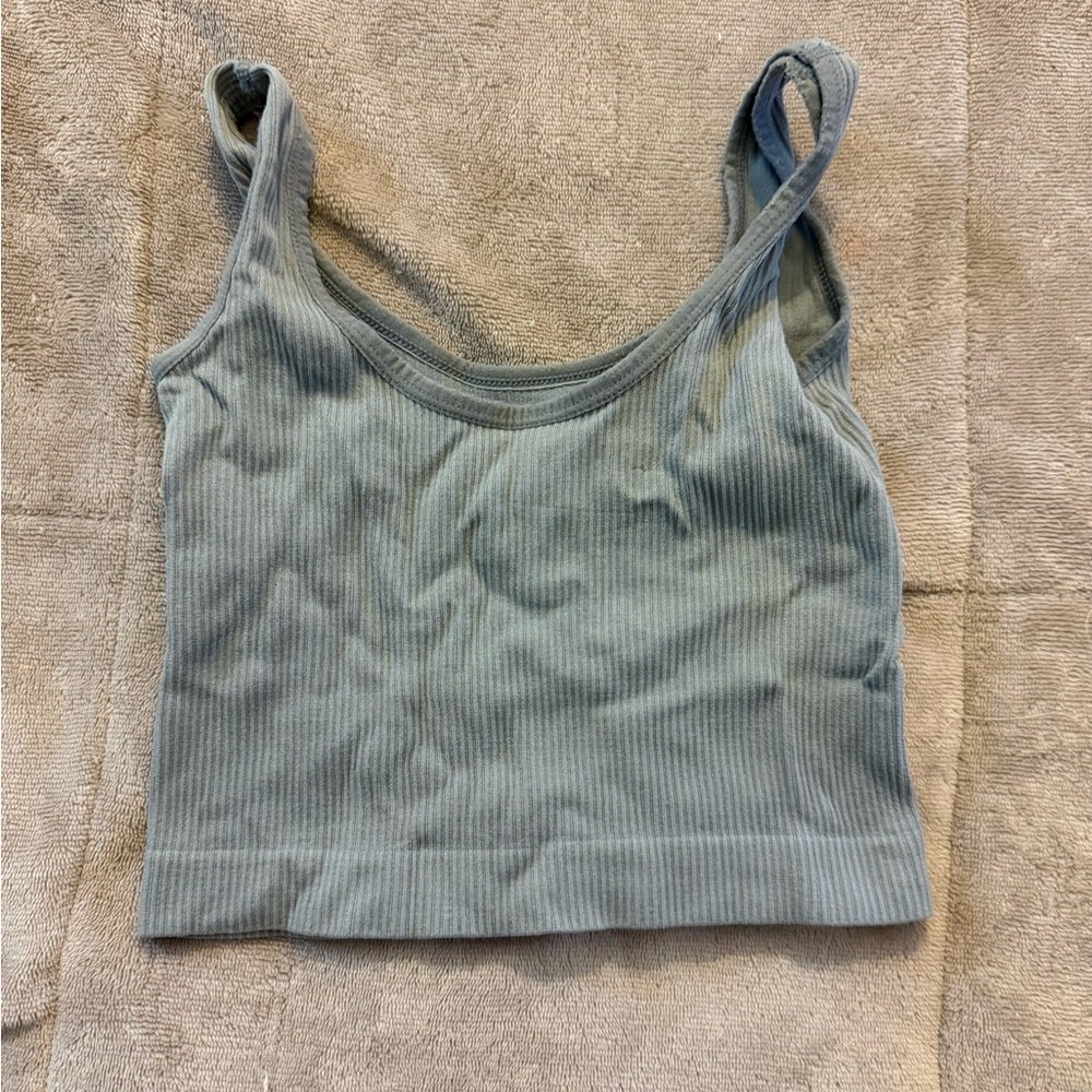 Amazon Ribbed Tank Top Set - Black & Gray - Picture 6 of 6